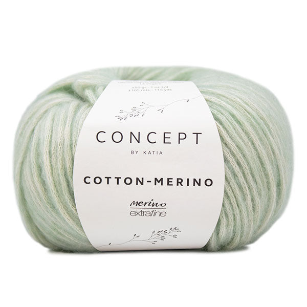 Katia Cotton-Merino 132 Witachtig groen