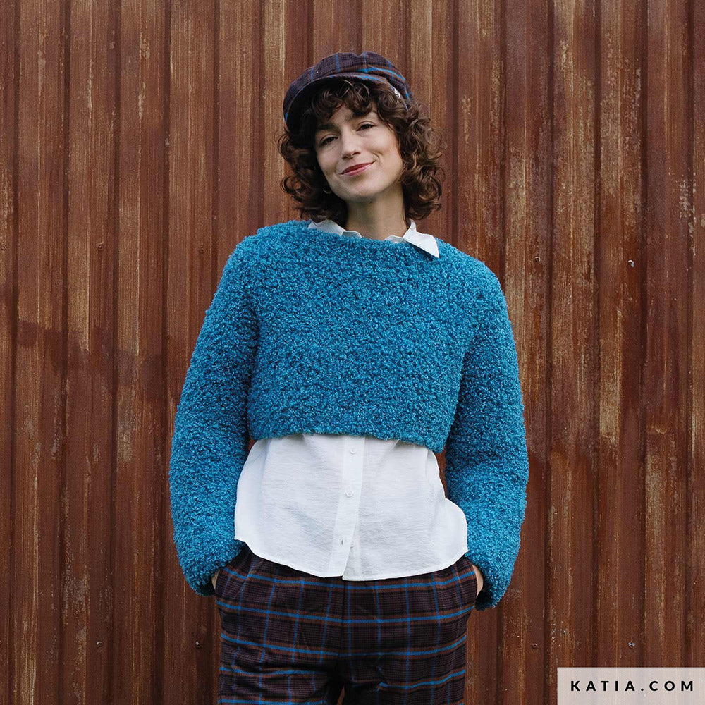 Patroon breien haken dames trui herfst winter katia — gemaakt met Katia Country Knits (33)