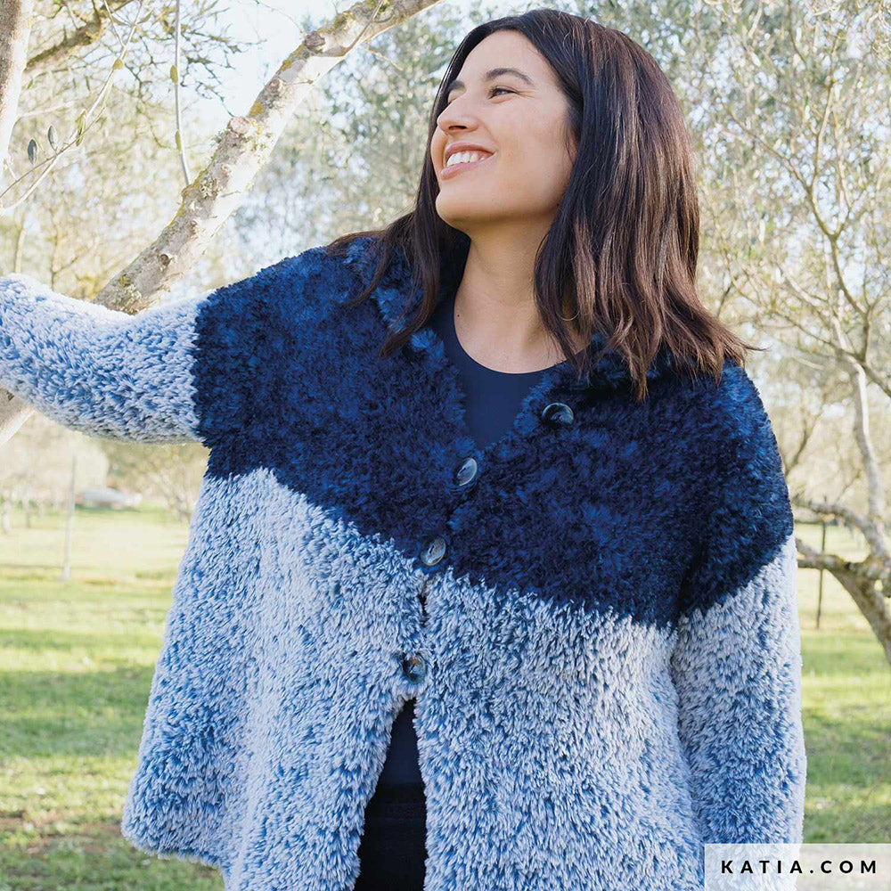 Patroon breien haken dames jas herfst winter katia — gemaakt met Katia Country Knits (21)