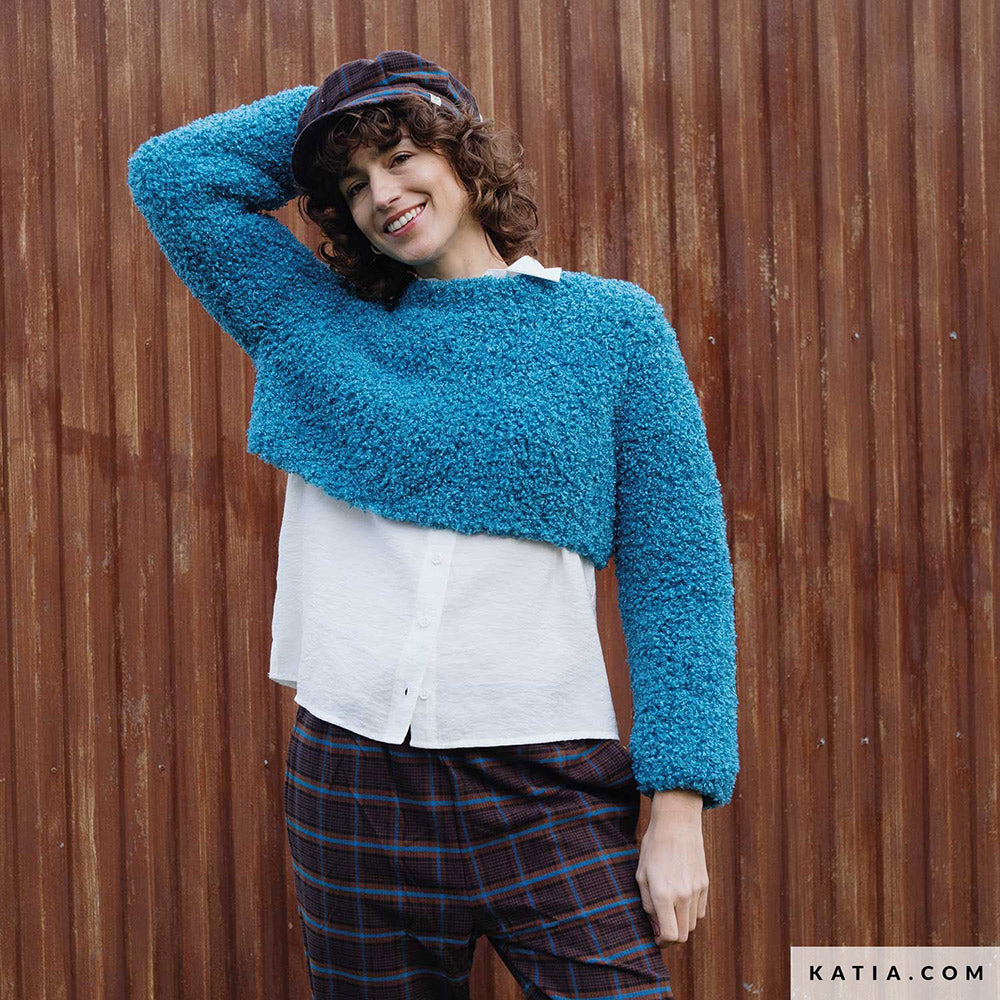 Patroon breien haken dames trui herfst winter katia — gemaakt met Katia Country Knits (26)