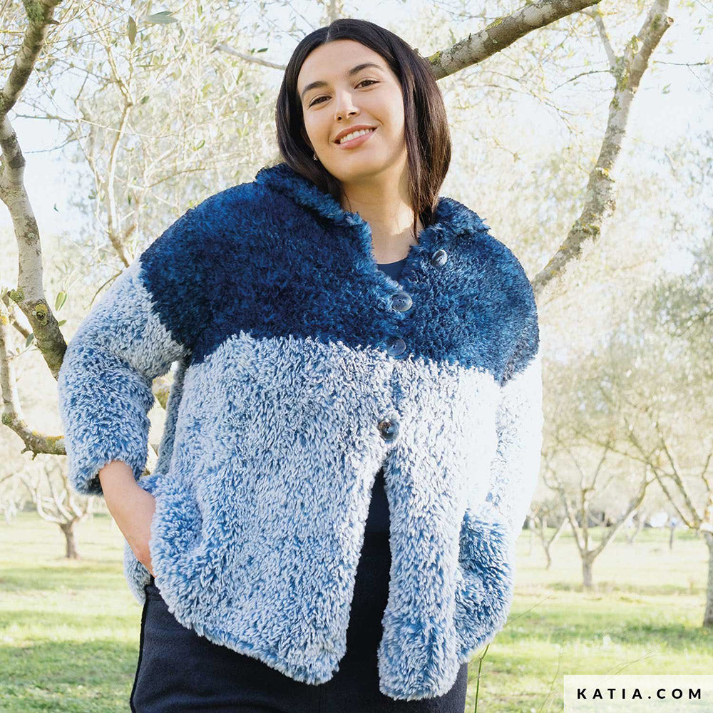 Patroon breien haken dames jas herfst winter katia — gemaakt met Katia Country Knits (24)