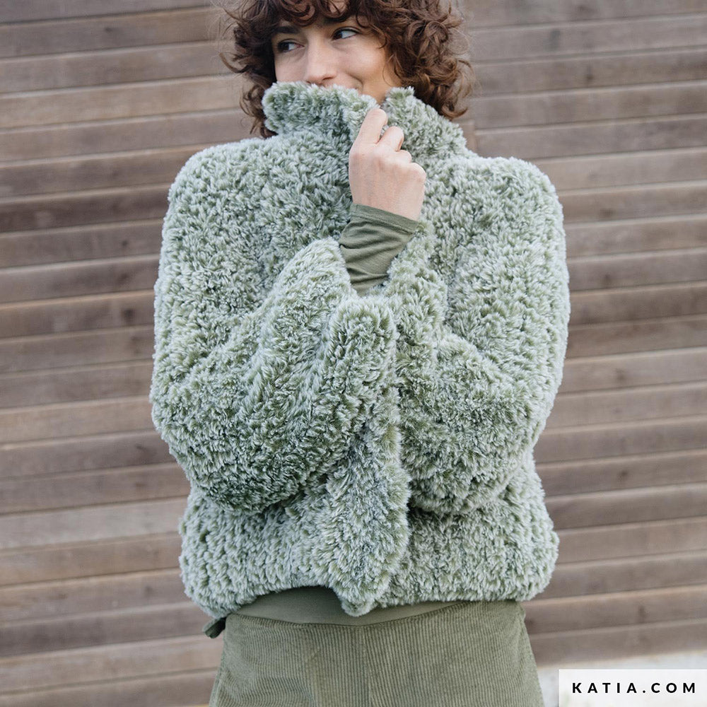 Patroon breien haken dames jas herfst winter katia — gemaakt met Katia Country Knits (6)