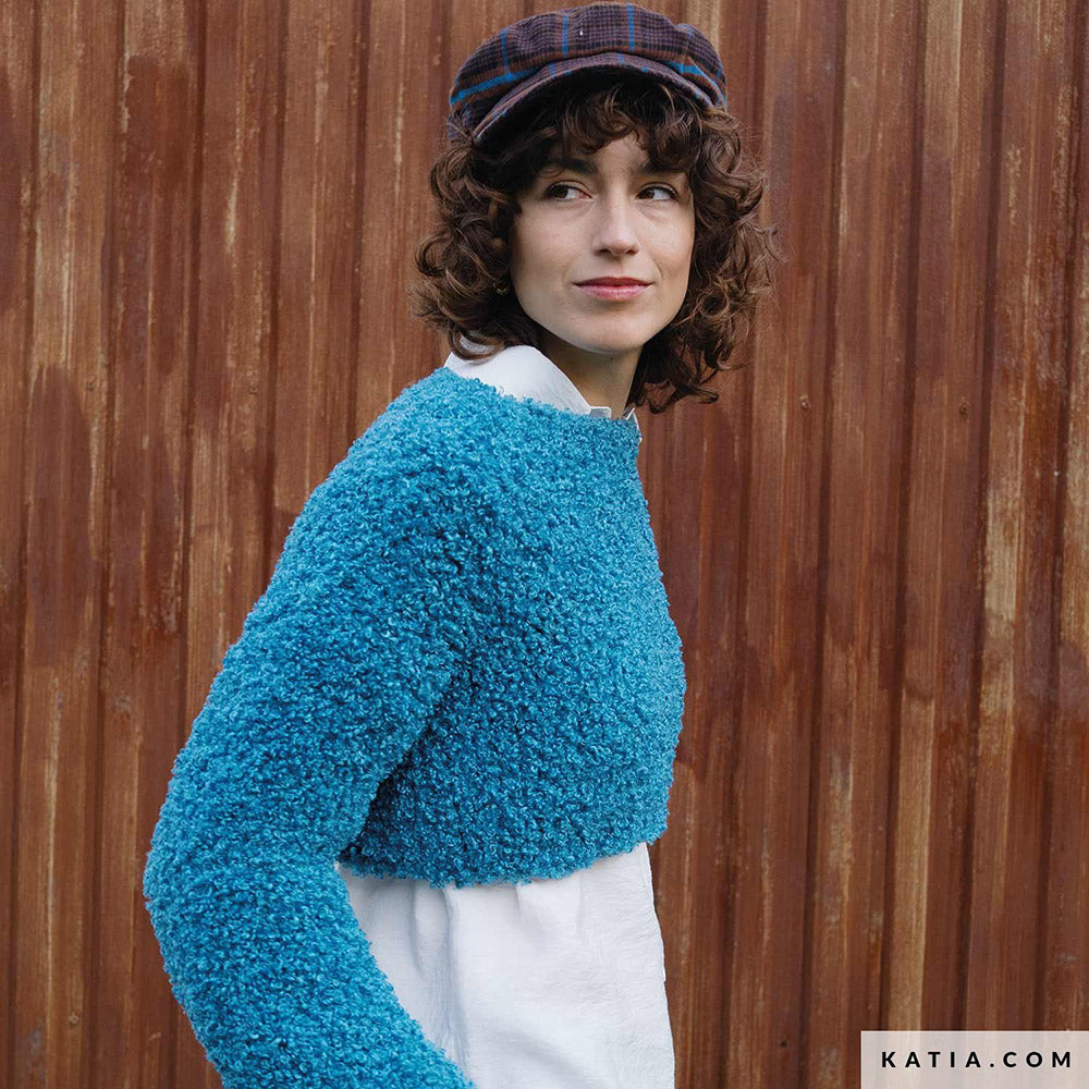 Patroon breien haken dames trui herfst winter katia — gemaakt met Katia Country Knits (30)