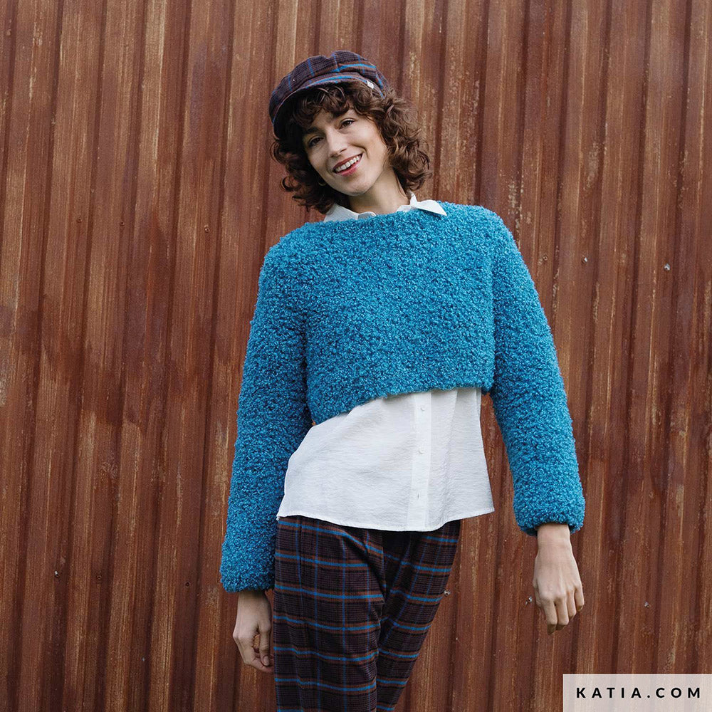 Patroon breien haken dames trui herfst winter katia — gemaakt met Katia Country Knits (25)