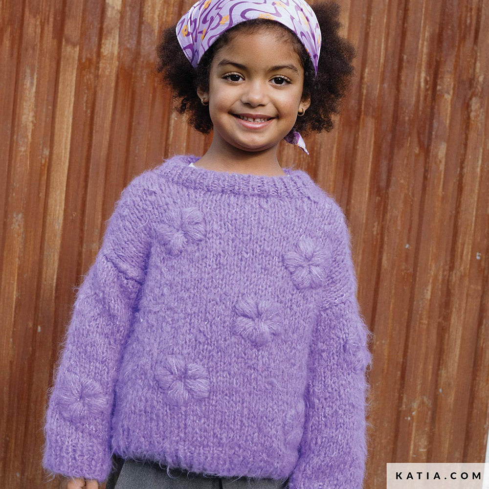 Patroon breien haken kinderen trui herfst winter katia — gemaakt met Katia Country Knits