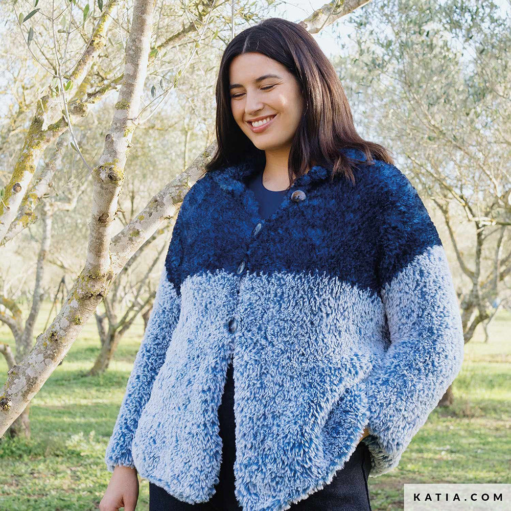 Patroon breien haken dames jas herfst winter katia — gemaakt met Katia Country Knits (20)