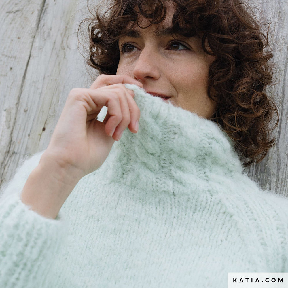 Patroon breien haken dames trui herfst winter katia — gemaakt met Katia Country Knits (13)