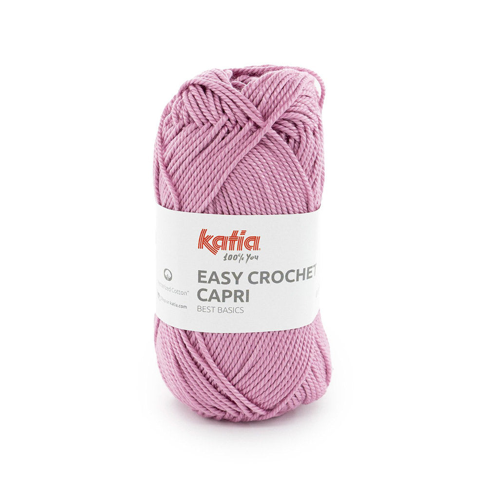 Katia Easy Crochet Capri 120 Kauwgom roze