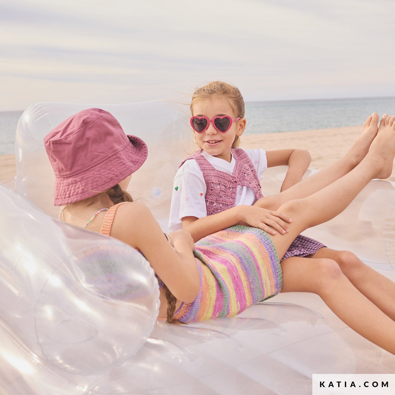 Patroon breien haken kinderen topje lente zomer katia — gemaakt met Katia Kinderen Magazine No. (20)
