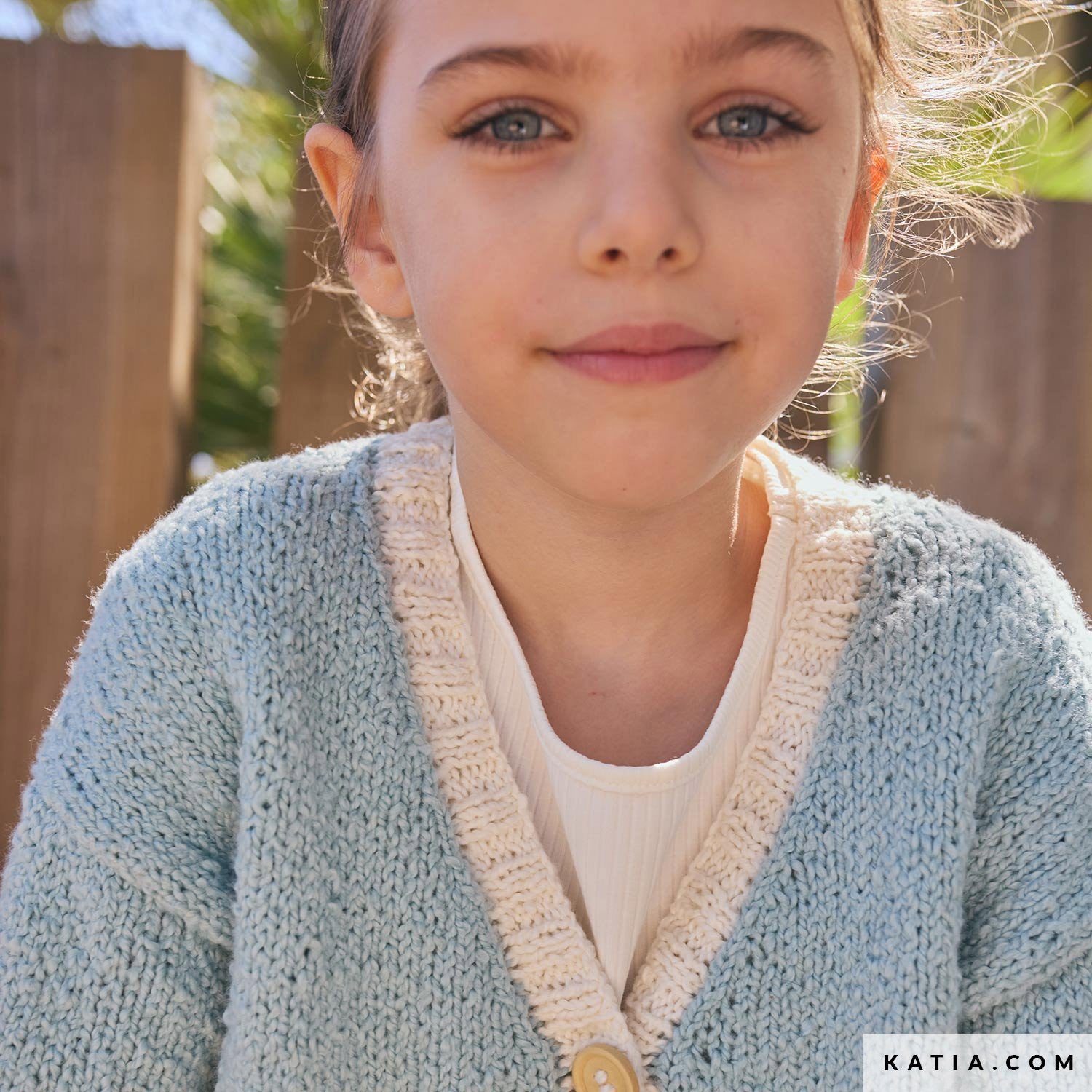 Patroon breien haken kinderen jas lente zomer katia — gemaakt met Katia Onda (5)