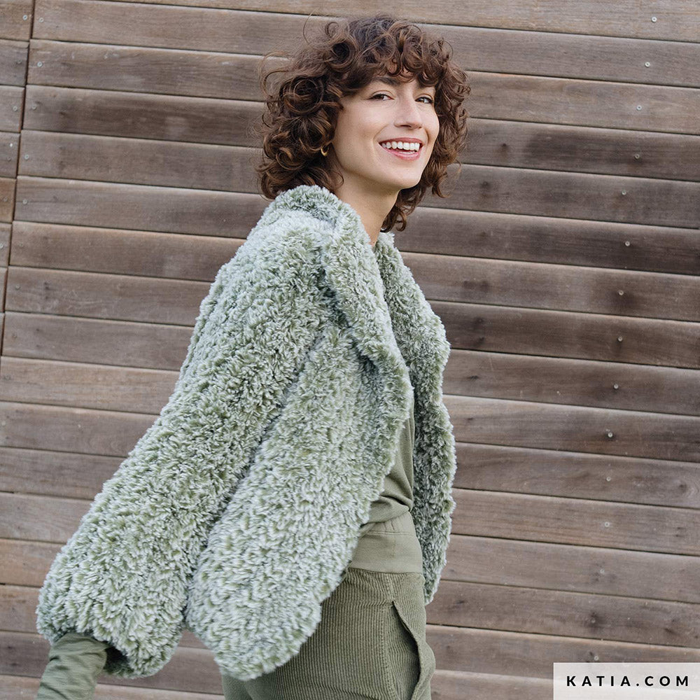 Patroon breien haken dames jas herfst winter katia — gemaakt met Katia Polar