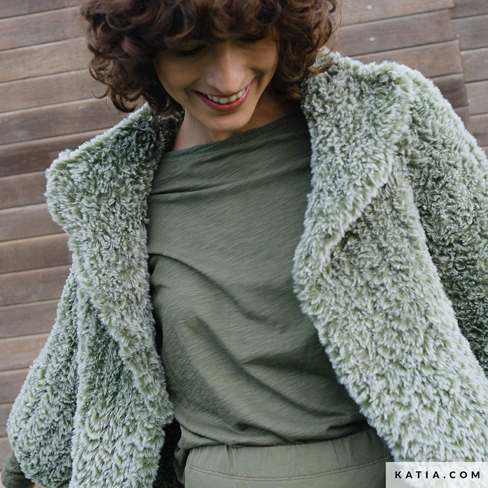 Patroon breien haken dames jas herfst winter katia — gemaakt met Katia Polar (2)