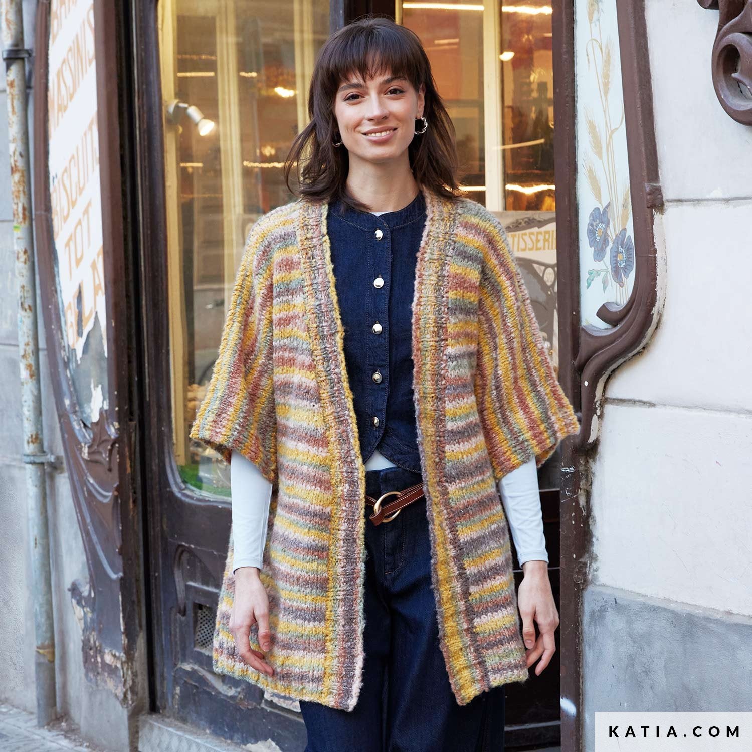 Patroon breien haken dames jas herfst winter katia — gemaakt met Katia Shibuya (5)