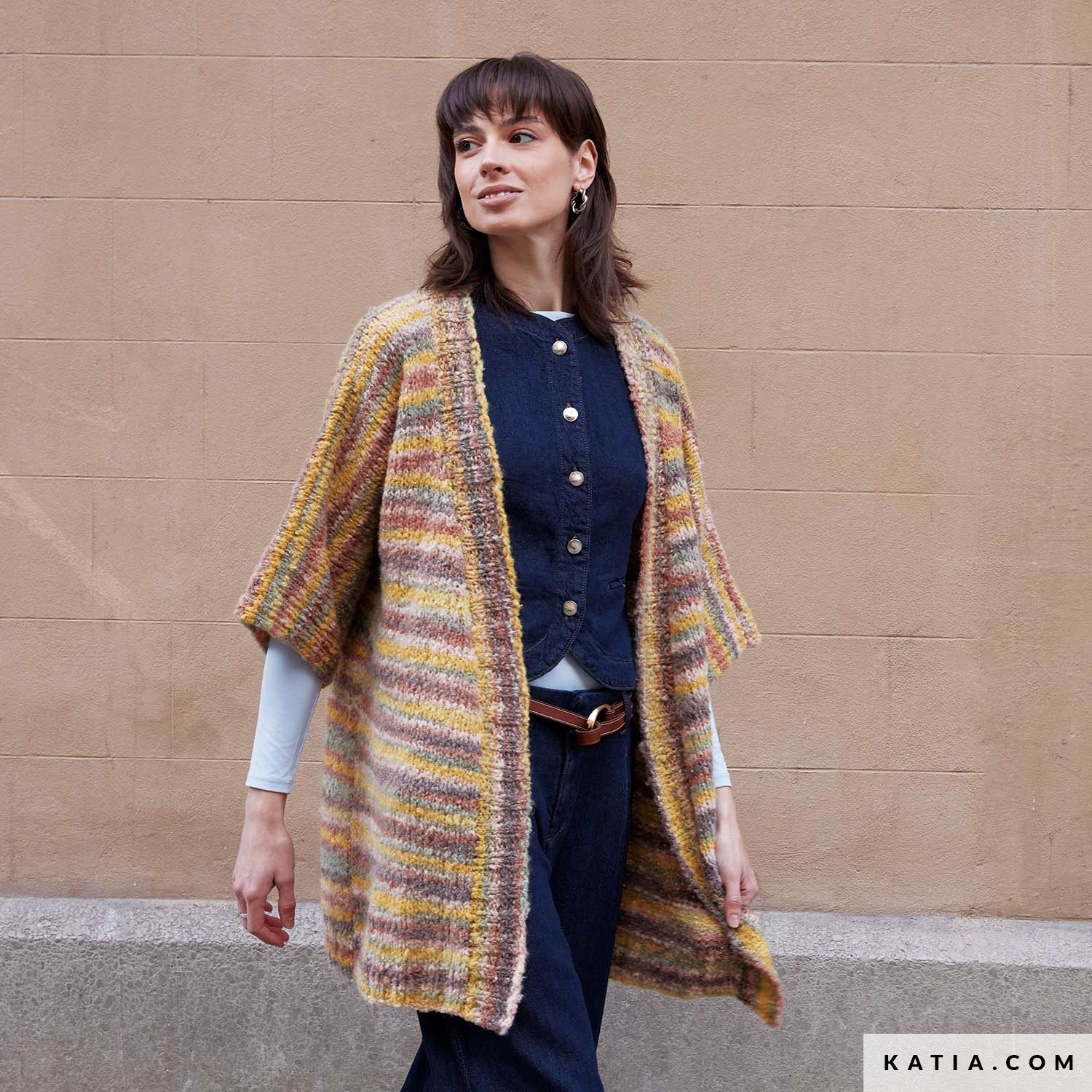 Patroon breien haken dames jas herfst winter katia — gemaakt met Katia Shibuya (3)