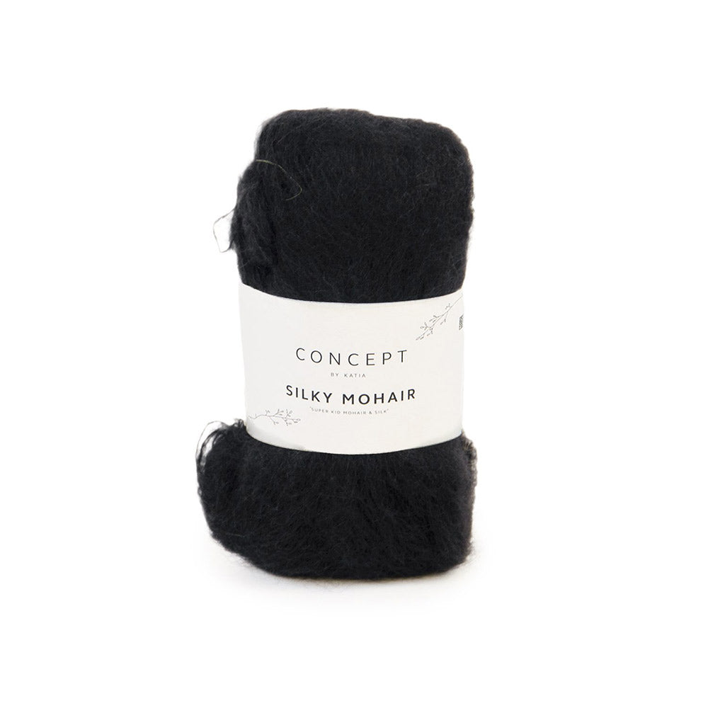 Katia Silky Mohair 106 Zwart