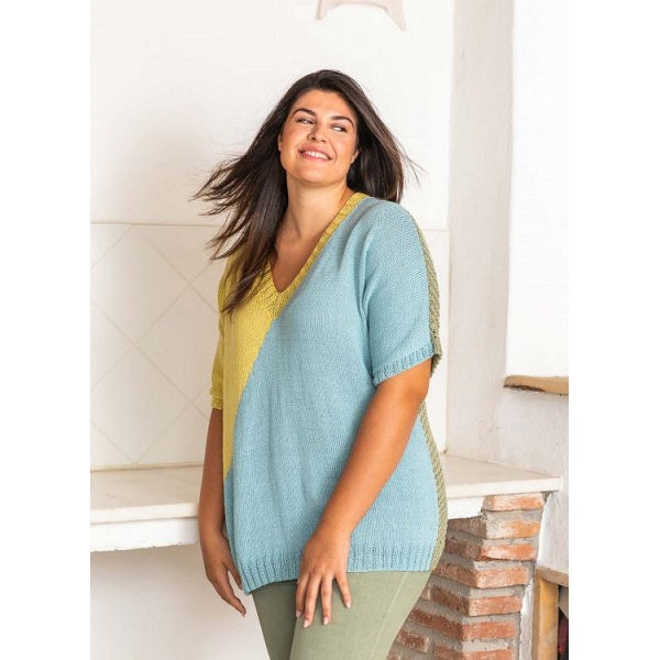Tencel cotton — gemaakt met Katia Tencel-Cotton (2)