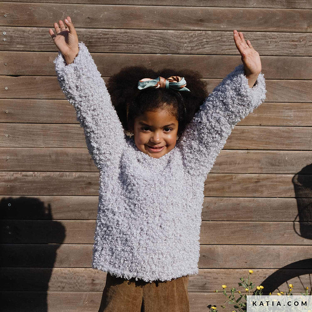 Patroon breien haken kinderen trui herfst winter katia — gemaakt met Katia WOW - Loopy