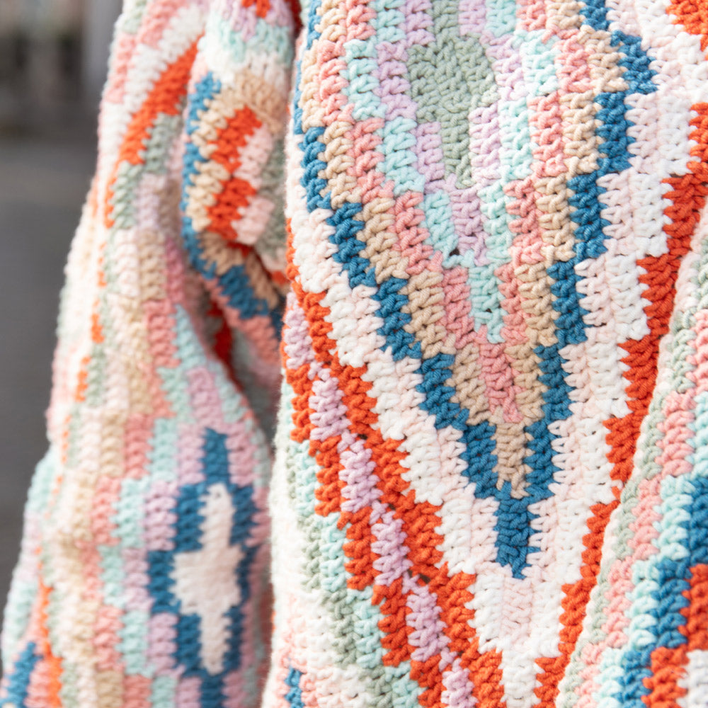 Kleurrijke V-hals Sweater Haakpakket (4)