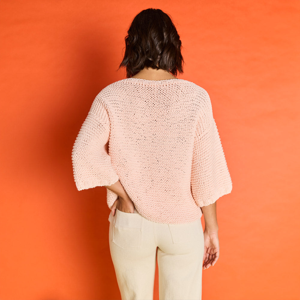 Loose fit jumper — gemaakt met Knipmode Loose Fit Jumper Breipakket