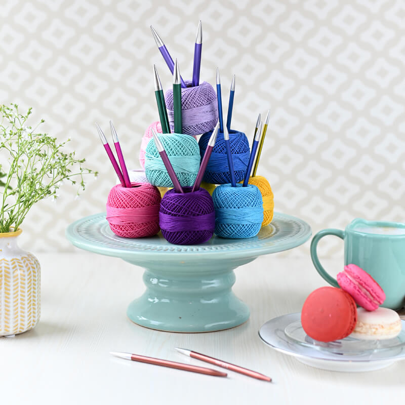 Zing interchangeable circular knitting needles — gemaakt met KnitPro Zing Korte Verwisselbare Rondbreinaalden 3,75 mm