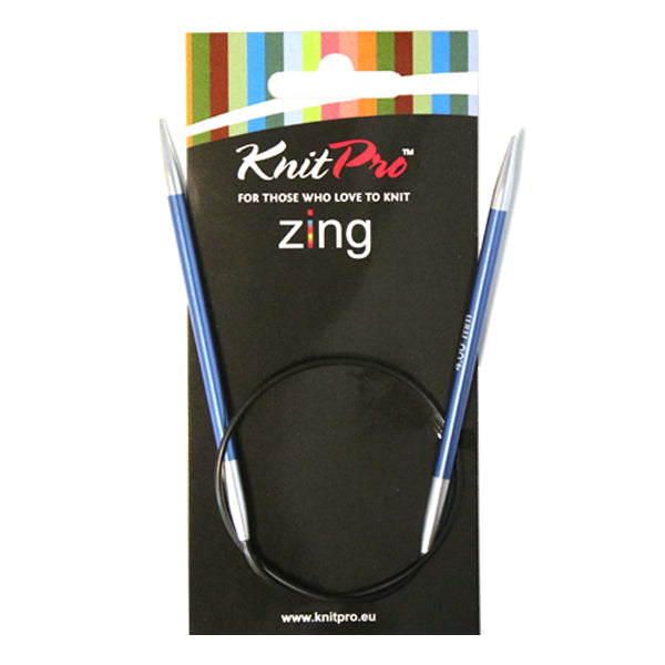Zing rondbreinaald cm — gemaakt met KnitPro Zing Rondbreinaalden 40cm 4mm