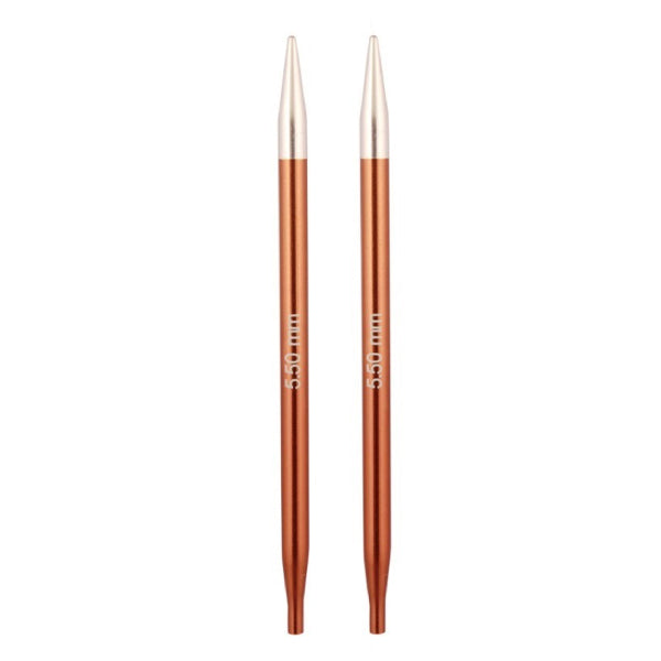 KnitPro Zing Verwisselbare Rondbreinaalden 5,5 mm - aluminium naaldpunten