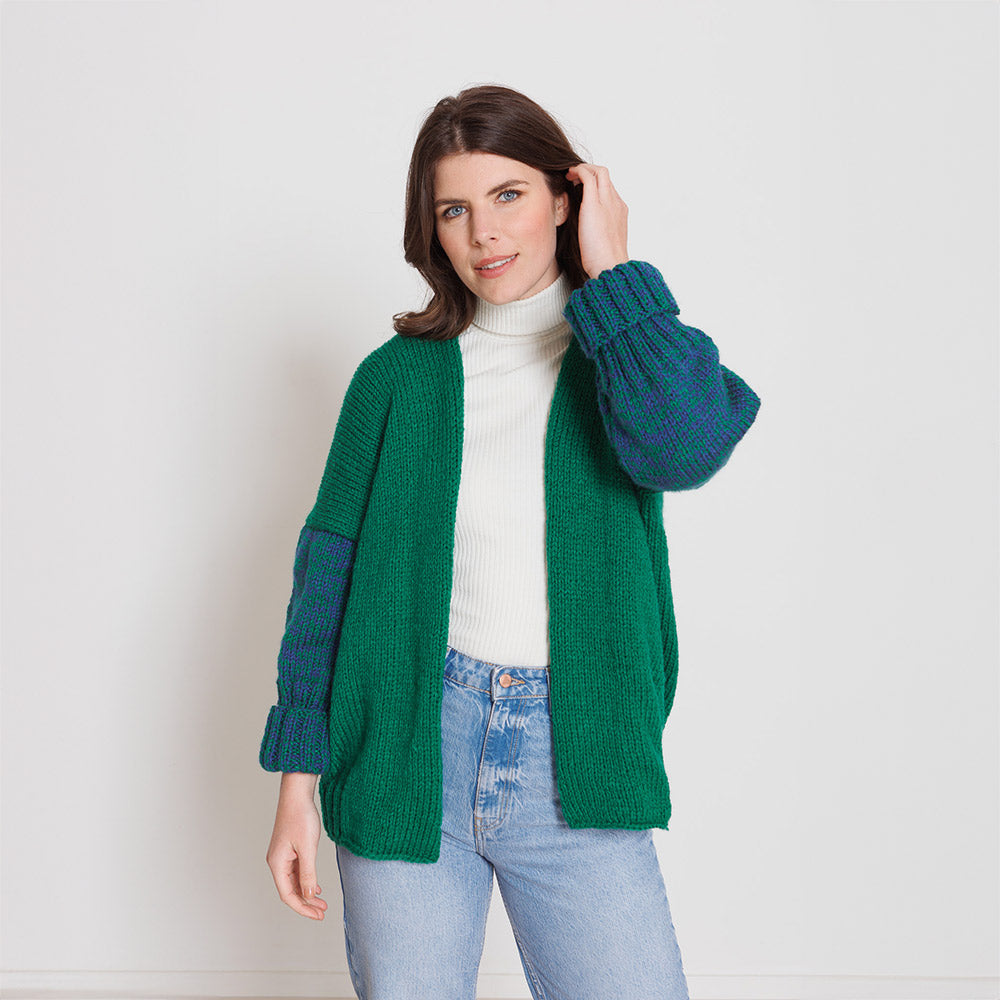 Knipmode Yarn and Colors Midi Cardigan Breipatroon