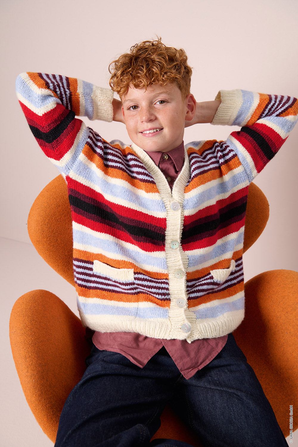 Hw kids lana grossa mf — gemaakt met Lana Grossa Cool Merino Uni