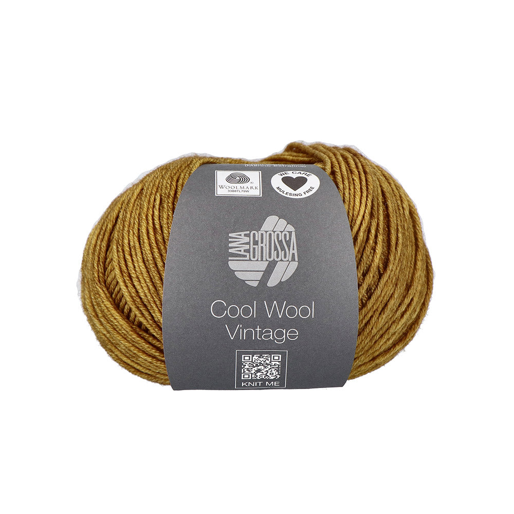 Lana Grossa Cool Wool Vintage 7362 Mosterd