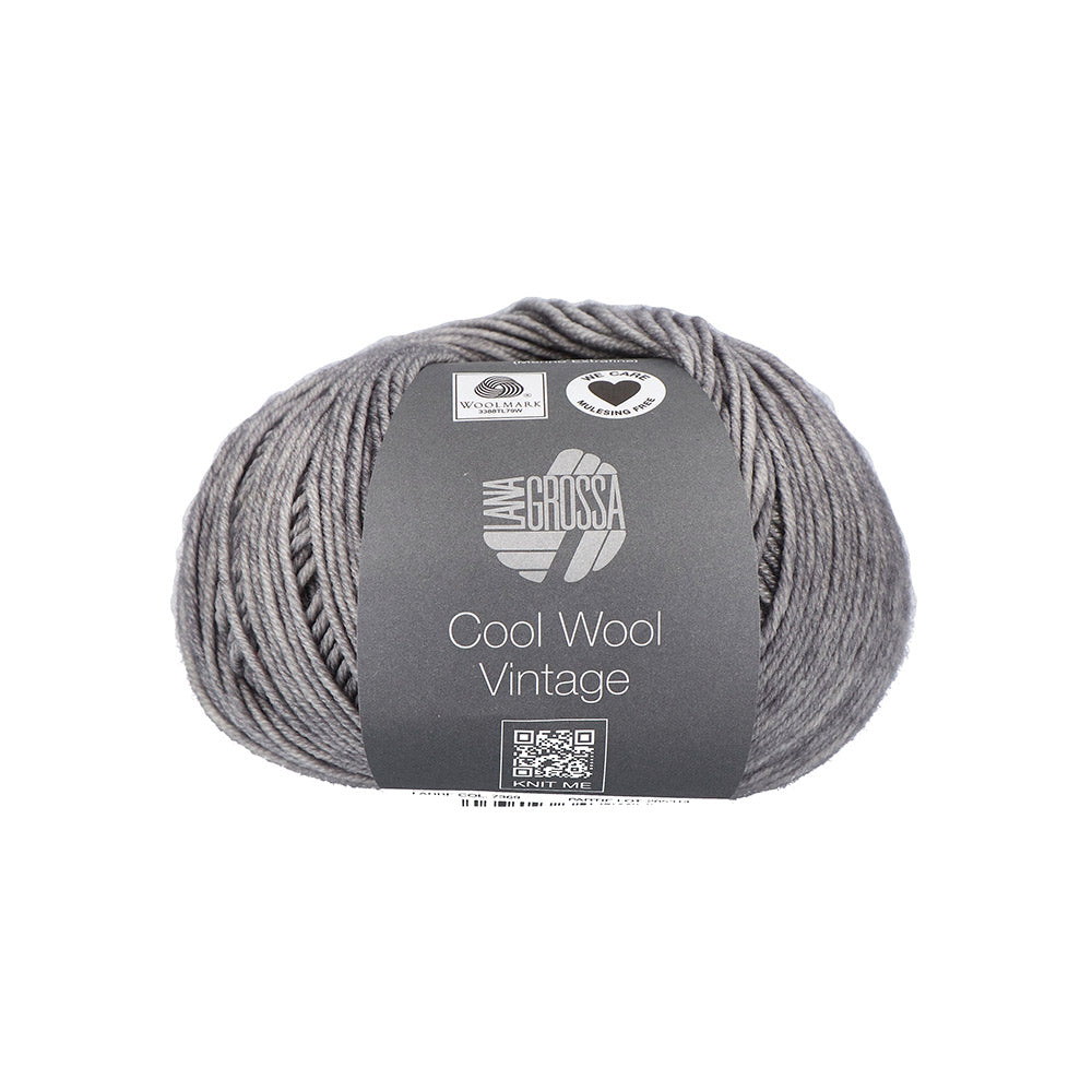 Lana Grossa Cool Wool Vintage 7369 Lichtgrijs
