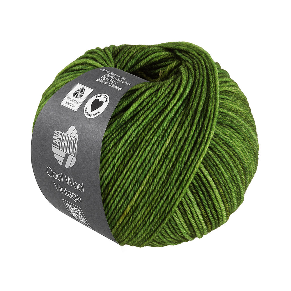 Lana Grossa Cool Wool Vintage 7392 Grasgroen