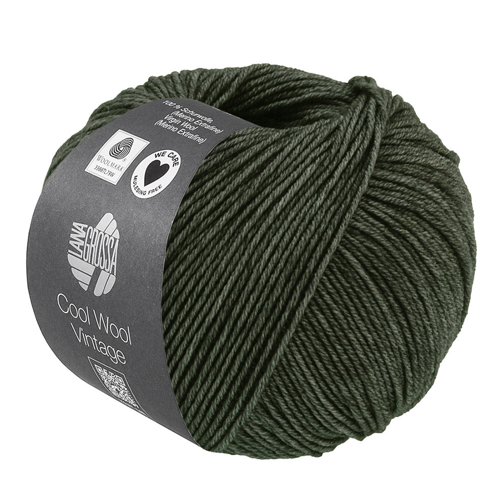 Lana Grossa Cool Wool Vintage 7393 Bosgroen