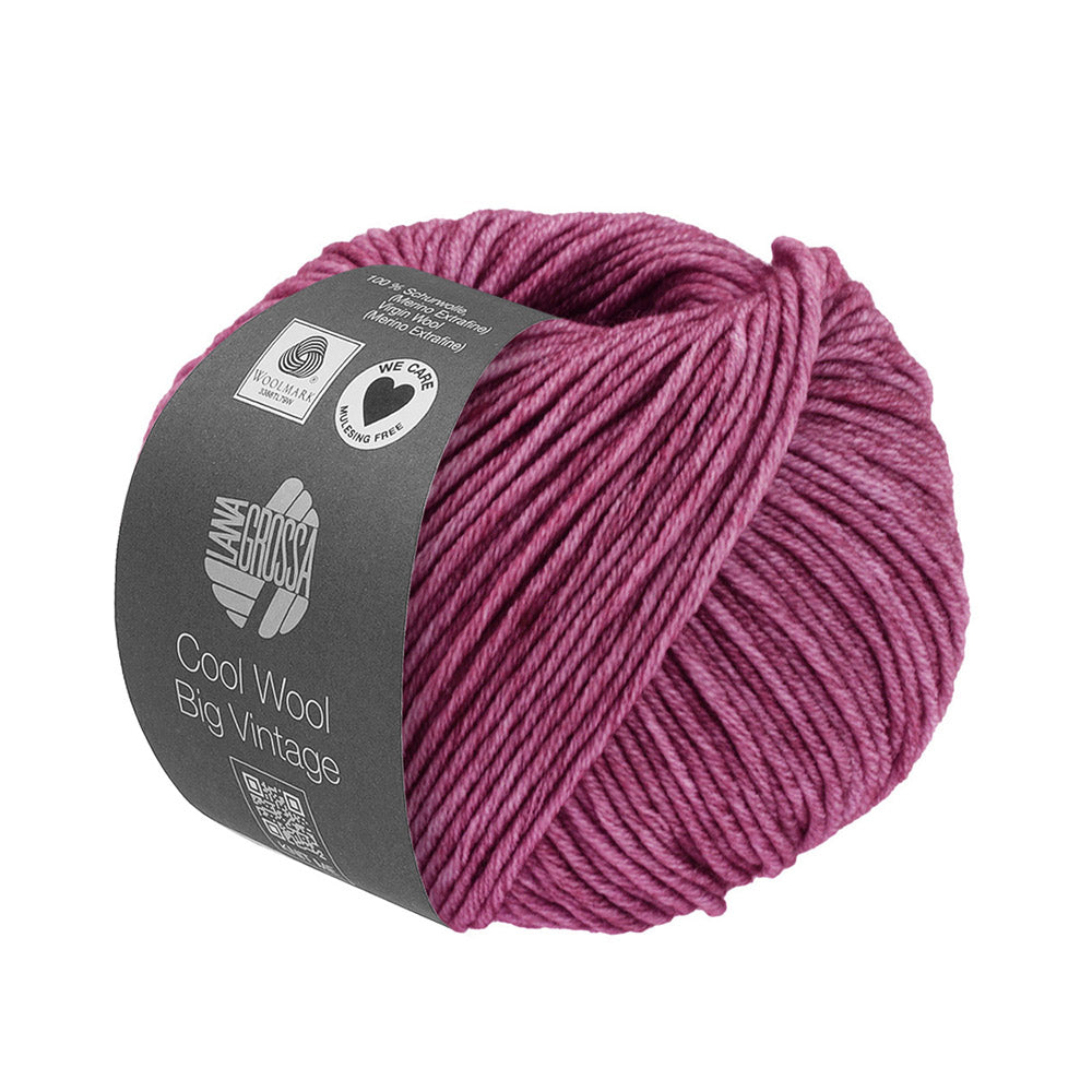 Lana Grossa Cool Wool Vintage Big 7189 Roze