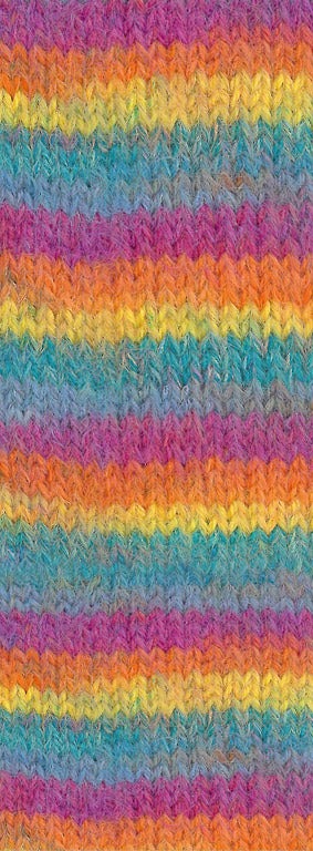 Meilenweit cosy socks multi stripes lana grossa — gemaakt met Lana Grossa Cosy Socks Multi Stripes