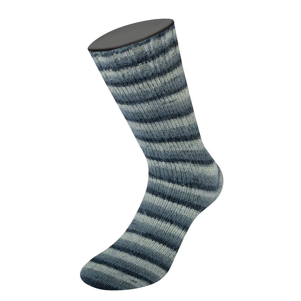 Meilenweit cosy socks soft stripes lana grossa — gemaakt met Lana Grossa Cosy Socks Soft Stripes (2)