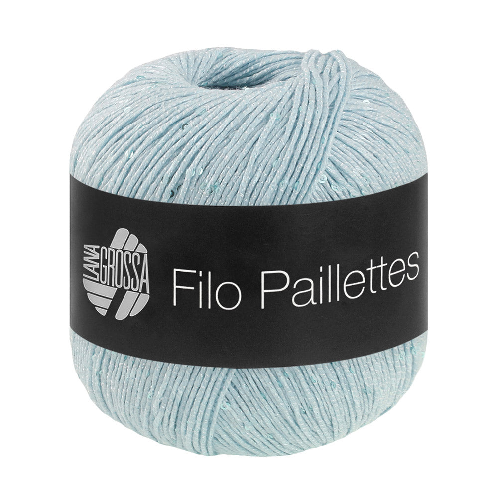 Lana Grossa Filo Paillettes 009 IJsblauw