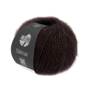 Lana Grossa Silkhair 209 Zwart Bruin