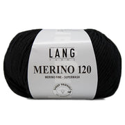 Lang Yarns Merino 120 0004 Zwart