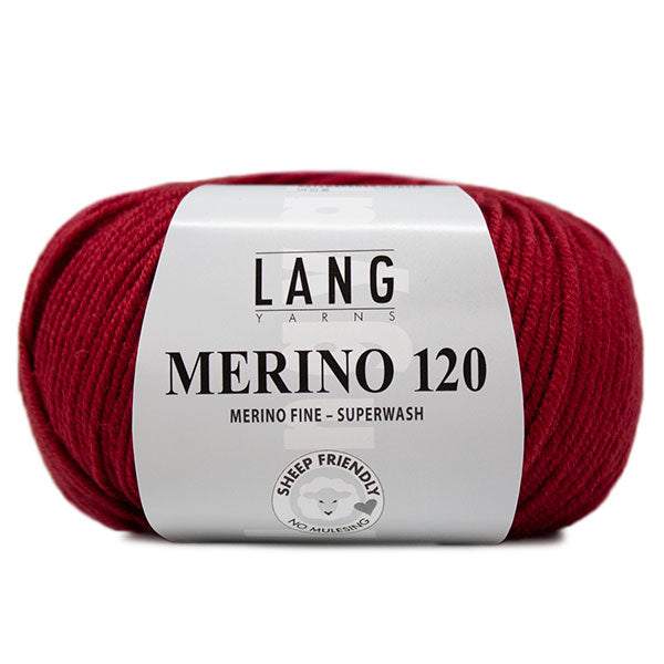 Lang Yarns Merino 120 0087 Chianti