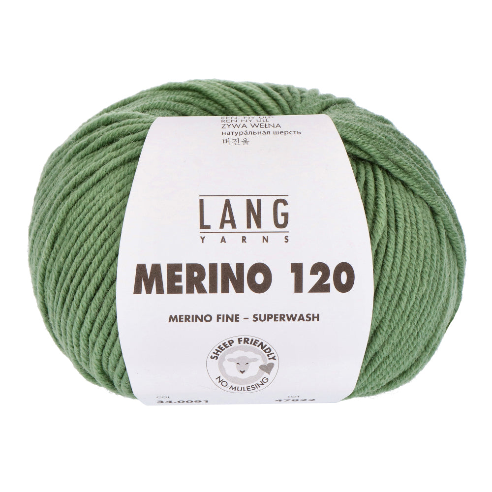 Lang Yarns Merino 120 0091 Salie