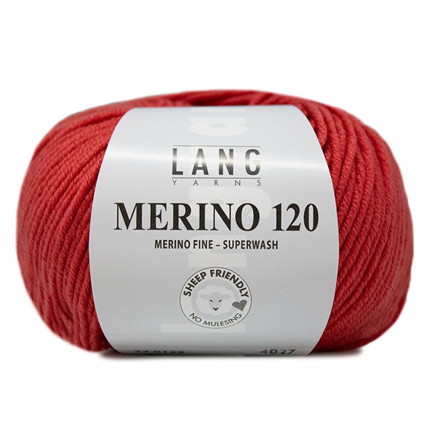 Lang Yarns Merino 120 0129 Meloen