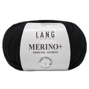 Lang Yarns Merino+ 0004 Zwart
