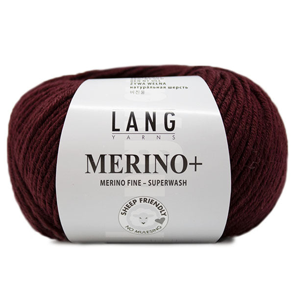 Lang Yarns Merino+ 0164 Bordeaux