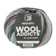 Lang Yarns Move 8-Fach 0001 Zwart/Grijs/Groen