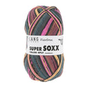 Lang Yarns Super Soxx Color 4-Fach 0519 Roze/Zwart/Petrol 1145 Last Dance