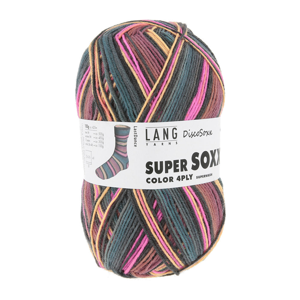 Langyarnssupersoxxcolor ply print — gemaakt met Lang Yarns Super Soxx Color 4-Fach