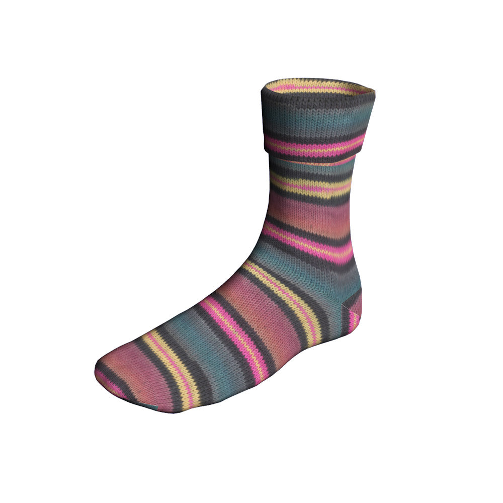 Langyarnssupersoxxcolor plycprint — gemaakt met Lang Yarns Super Soxx Color 4-Fach