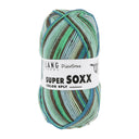 Lang Yarns Super Soxx Color 4-Fach 0520 Groen/Blauw 1145 I Will Survive