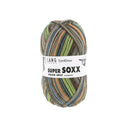 Lang Yarns Super Soxx Color 4-Fach 0535 At/Bla/Groen/Bra 1148 Ranfjorde