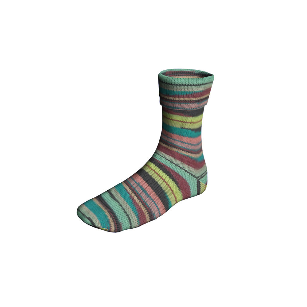 Langyarnssupersoxxcolor plycprint — gemaakt met Lang Yarns Super Soxx Color 4-Fach